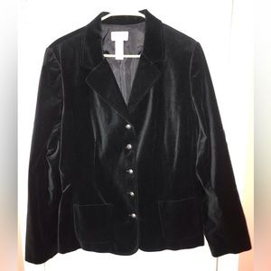 Villager a Liz Claiborne Company Black Blazer Size 18